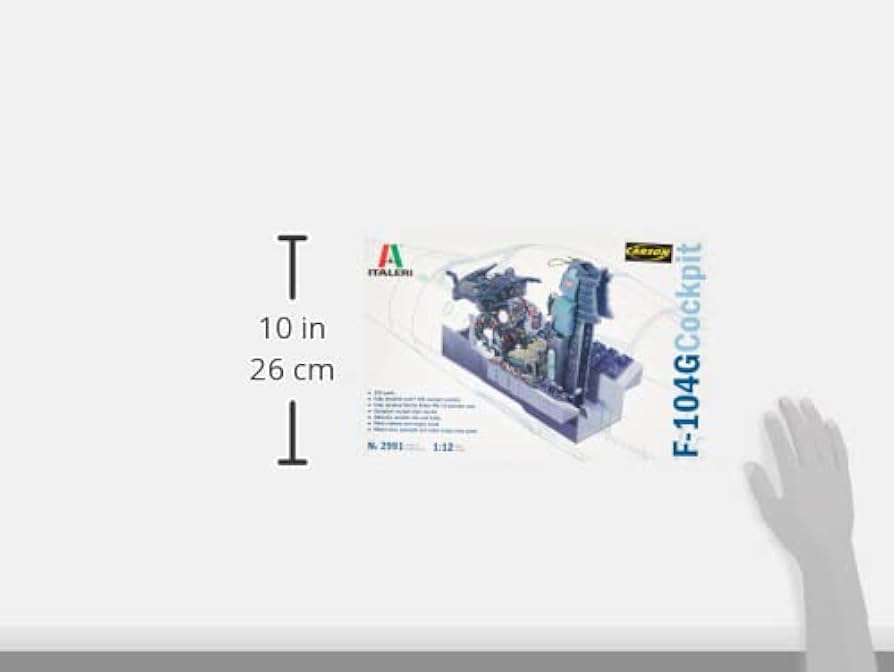 Amazon.com: Italeri 2991S 1:12 F-104G Cockpit, Faithful