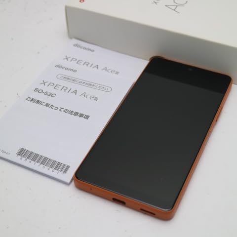 Amazon | SIMフリー docomo Xperia Ace III SO-53C ブリックオレンジ