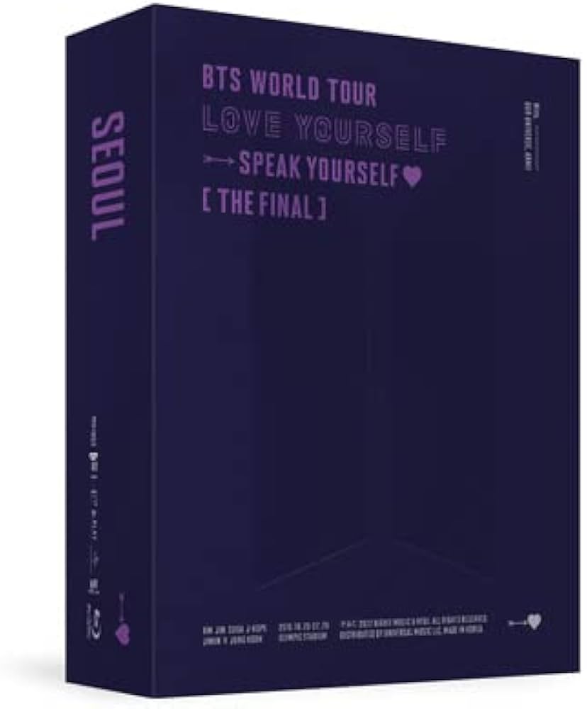 Amazon.co.jp | BTS WORLD TOUR 'LOVE YOURSELF : SPEAK YOURSELF