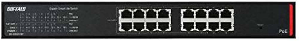 Amazon | バッファロー BS-GSL2016P 法人向け Giga対応 PoE Layer2