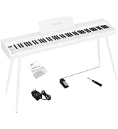 Amazon | IKTMI 木製 電子ピアノ 88鍵盤 アップライト ピアノ電子