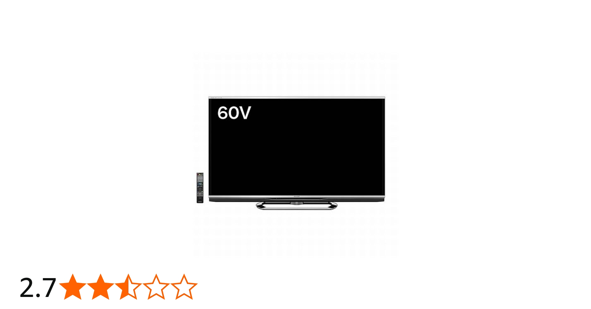 Amazon | シャープ 60V型 フルハイビジョン 液晶テレビ AQUOS