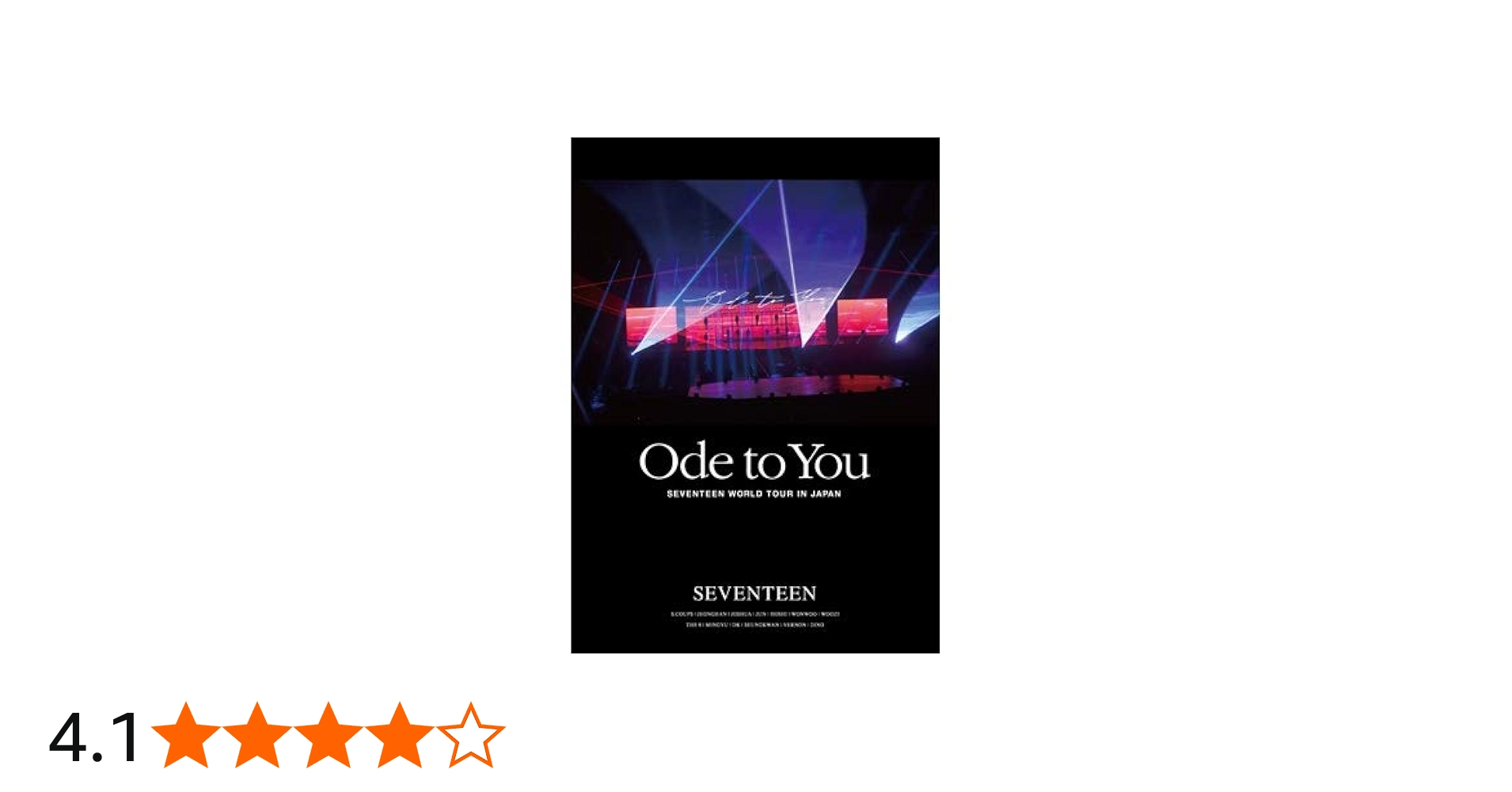 Amazon.co.jp: SEVENTEEN WORLD TOUR ODE TO YOU IN JAPAN 【DVD