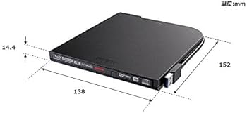 Amazon.co.jp: バッファロー BUFFALO UHD BD対応 ポータブルブルーレイ