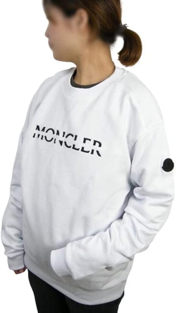 Amazon.co.jp: [モンクレール] SWEAT SHIRT 刺繍ロゴ スウェットシャツ