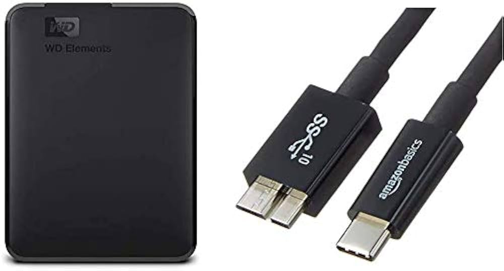 Amazon | 【セット買い】WD ポータブルHDD 4TB USB3.0 ブラック WD