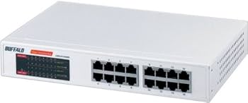 Amazon | BUFFALO GigaスイッチングHub 16ポート LSW2-GT-16NSRR