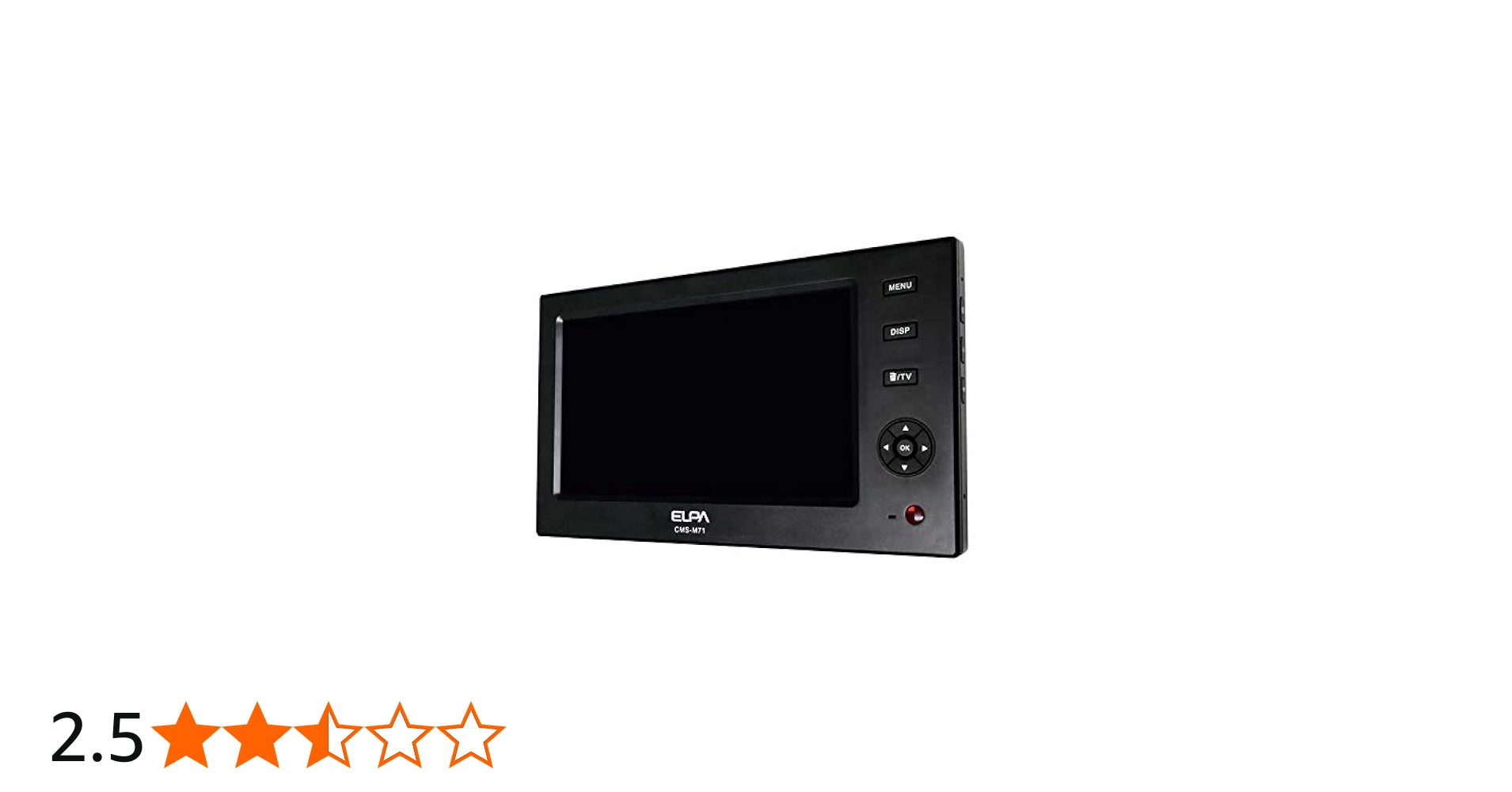Amazon.co.jp: エルパ(ELPA) 7インチモニター充電式 CMS-M71