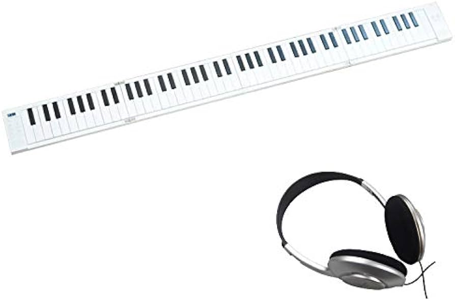 Amazon | TAHORNG 折りたたみ式 電子ピアノ ORIPIA88 ヘッドフォン付き