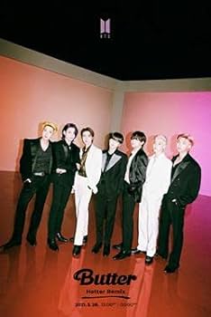 Amazon.com: BTS Butter Single Album Cream Version CD+1p Poster+