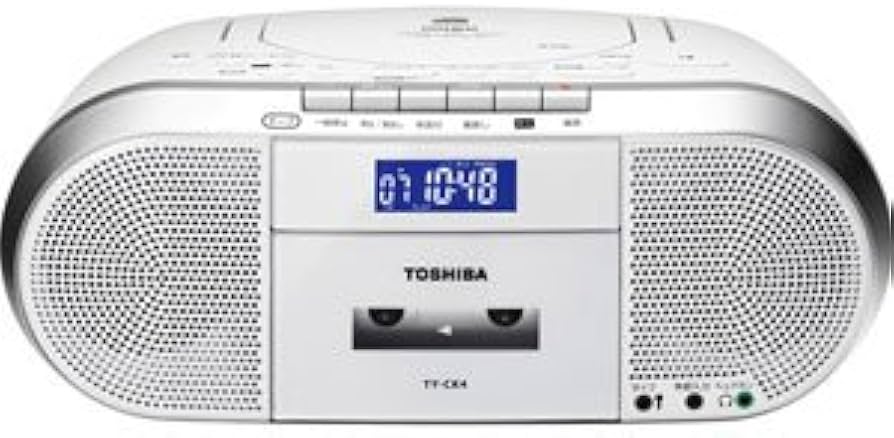 Amazon.co.jp: TOSHIBA CDラジオカセットレコーダー CUTEBEAT TY-CK4(S