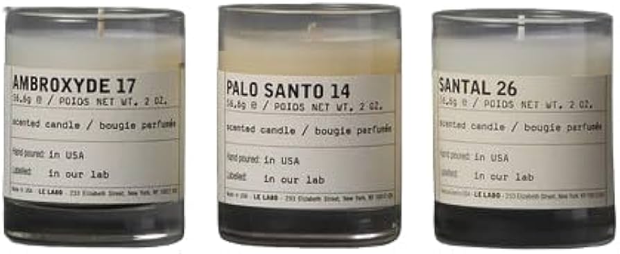 Amazon.co.jp: 【 LE LABO】ルラボ キャンドル ディスカバリー セット