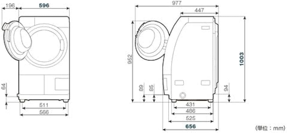 Amazon.co.jp: RORO YWM-YV90N ドラム式洗濯乾燥機 yselect 9kg