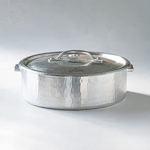 Amazon｜鍛金工房WESTSIDE33 京都の名工 寺地茂 作 アルミ 平鍋φ27cm