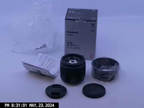 LUMIX G 25mm/F1.7 ASPH.H-H025は軽量ミニサイズな標準単焦点レンズ