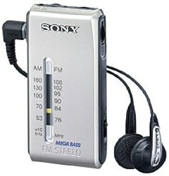 Amazon.co.jp: SONY FMステレオ/AMポケッタブルラジオ シルバー SRF