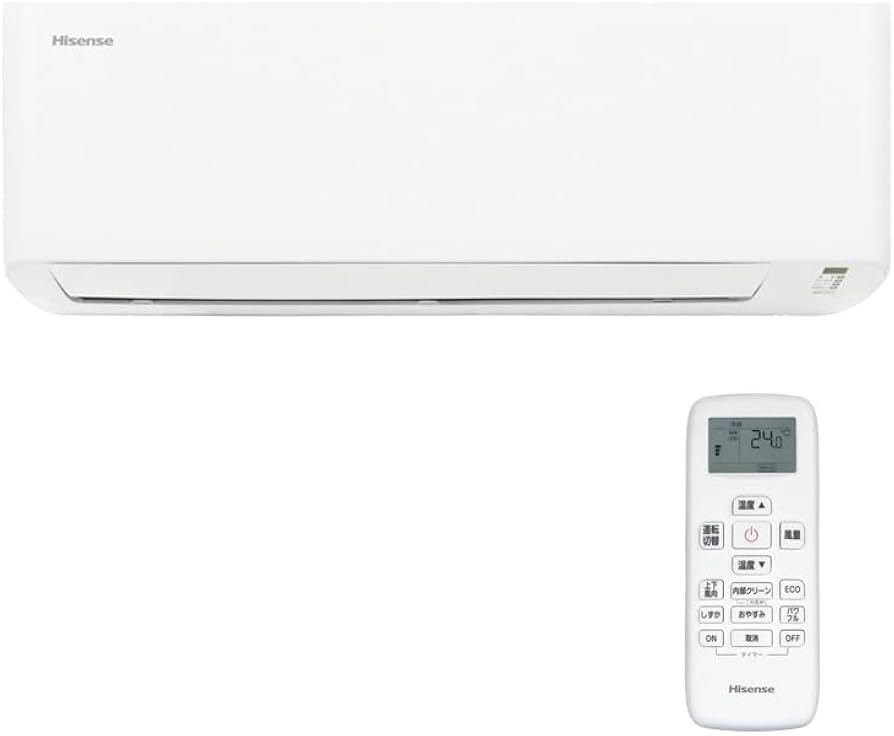 Amazon | Hisense エアコン 14畳 単相200V HA-J40H2-W | Hisense