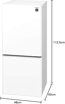 Amazon.co.jp: シャープ SHARP ガラスドア 冷蔵庫 (幅48.0cm) 137L