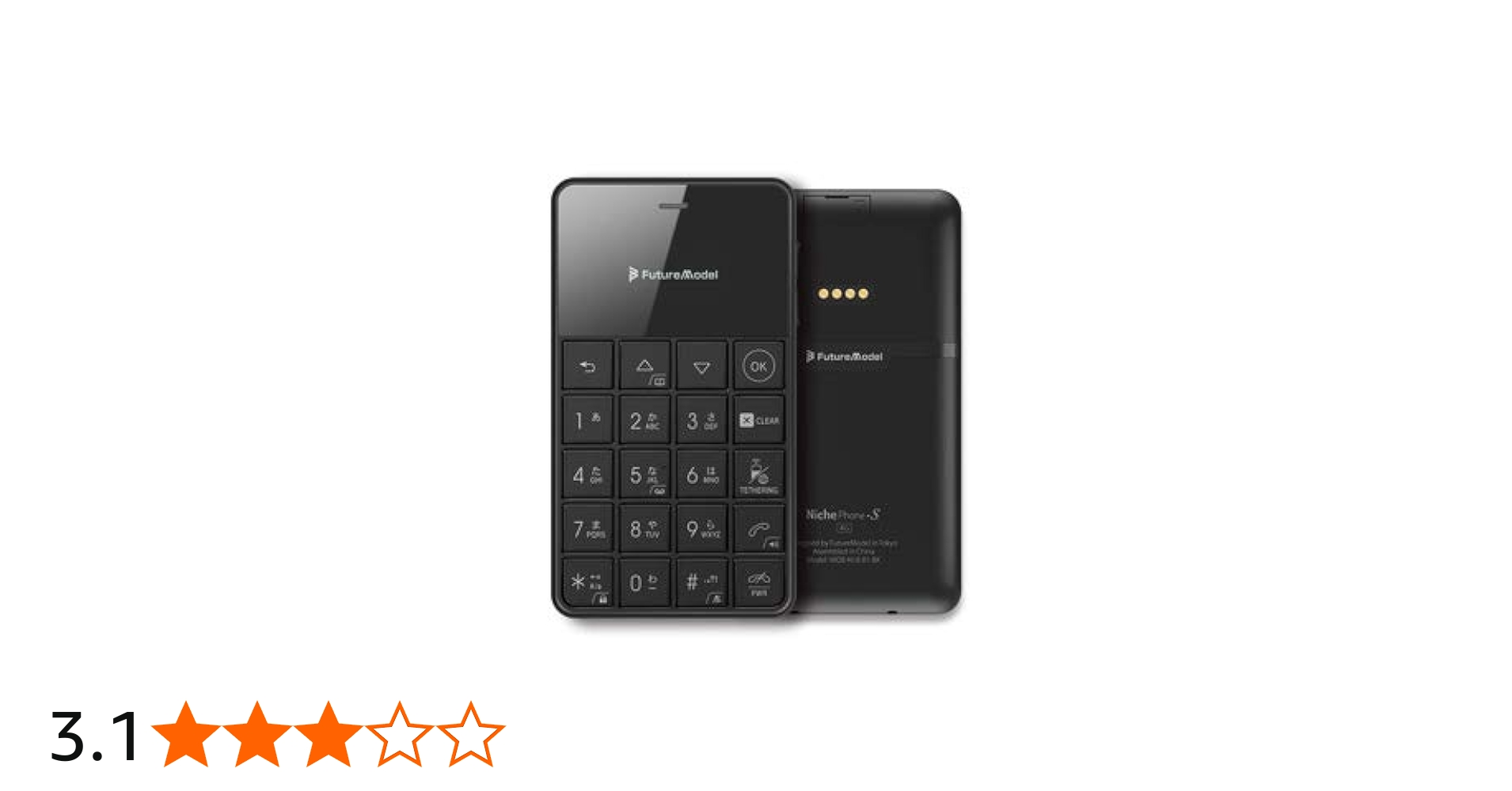 Amazon | Future Model フューチャーモデル NichePhone-S-4G ブラック