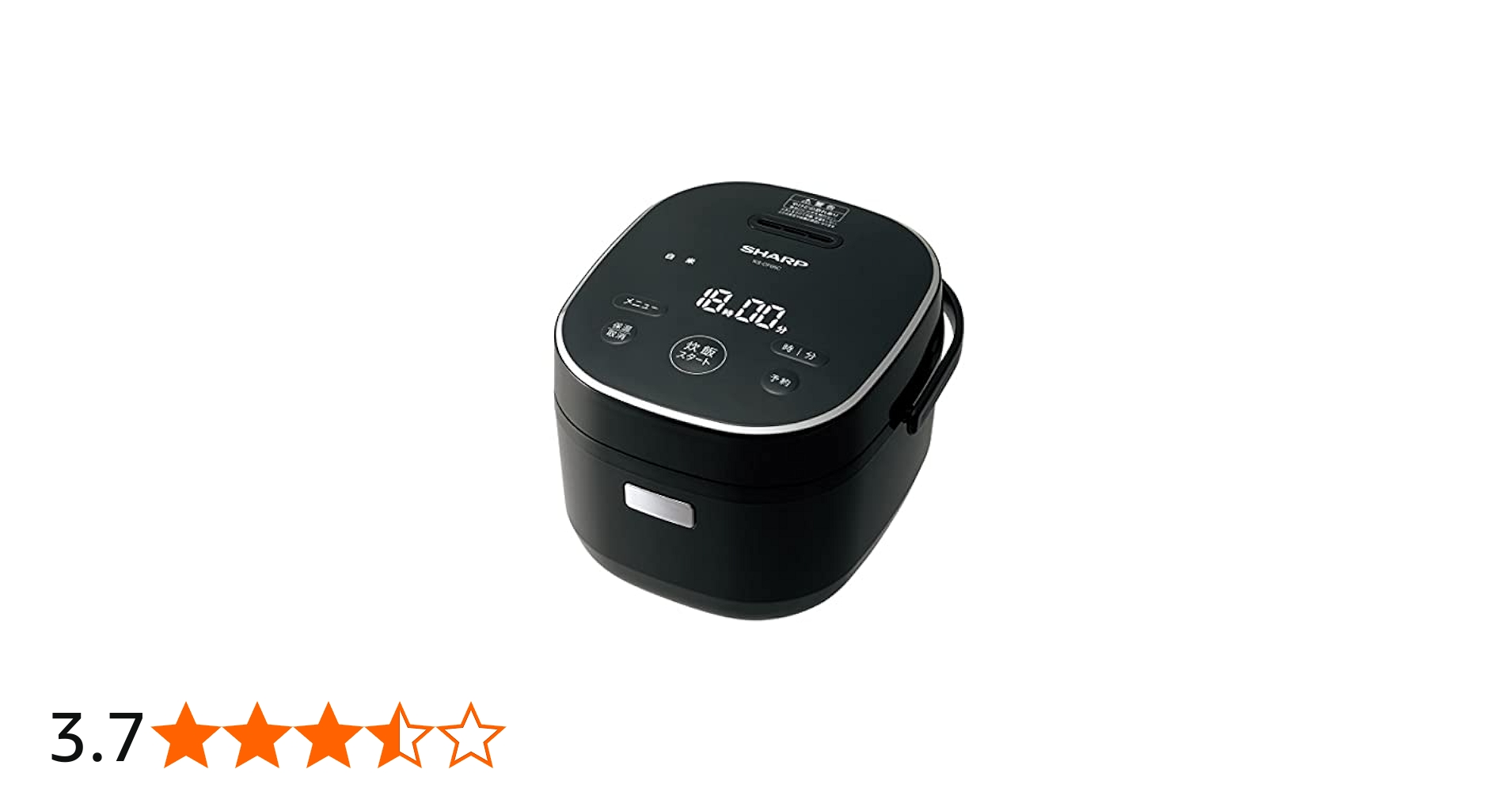 Amazon | シャープ(SHARP) ジャー炊飯器 [3合炊き] ブラック系 KS