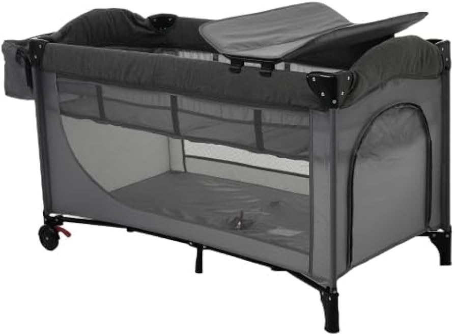 Amazon.co.jp: OSJ ベビーサークル 折りたたみ おむつ替えテーブル付