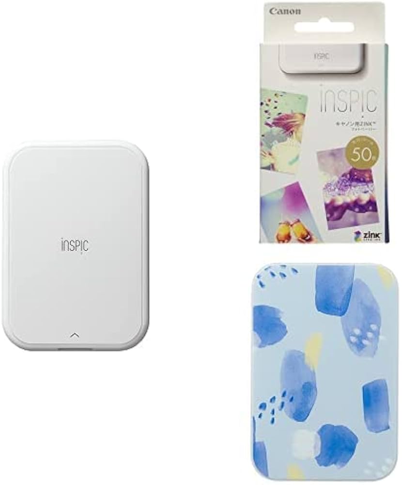 Amazon.co.jp: 【3点セット】Canon スマホ専用ミニフォトプリンター