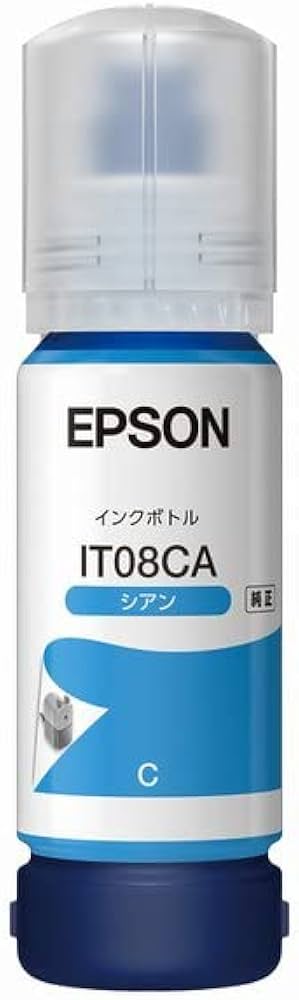 Amazon.co.jp: エプソン 純正 インクボトル 鉛筆削り シアン IT08CA