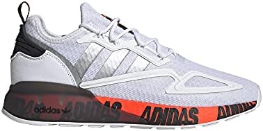 adidas Originals Erkek ZX 2K Boost Ayakkabı, Bulut Beyaz/Gümüş