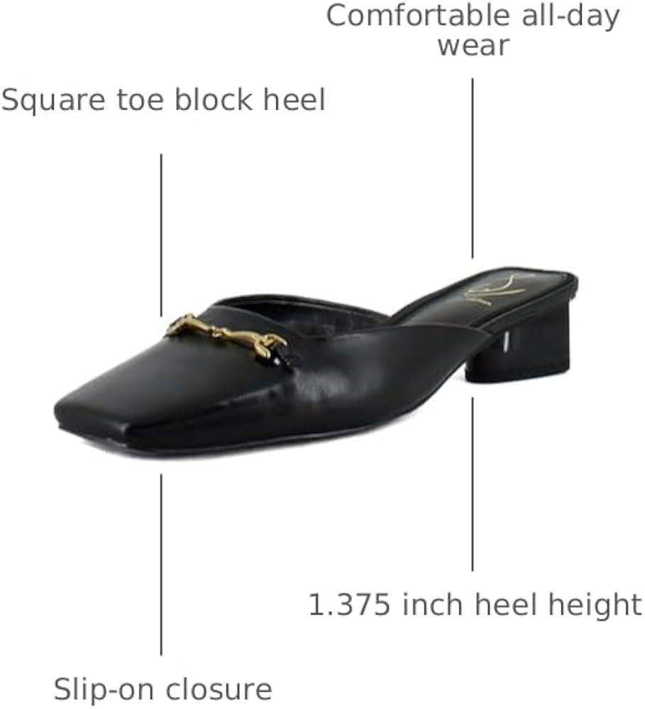 Amazon.com | Sam Edelman Women's Ollie Mule Black Leather 6 Medium