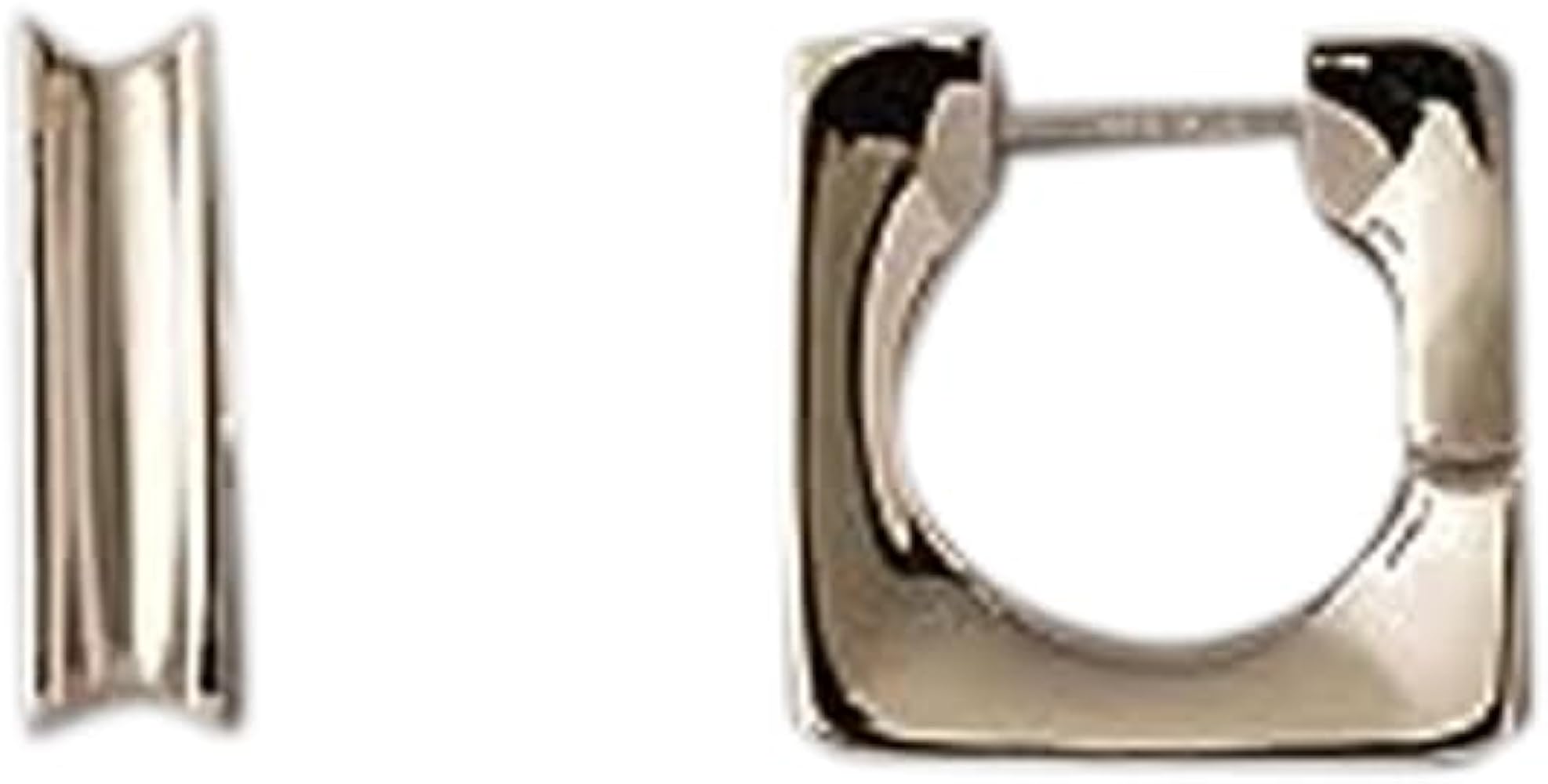 Amazon | [エテ] [ロウ] スクエア ハグピアス 872223 FREE ゴールド系