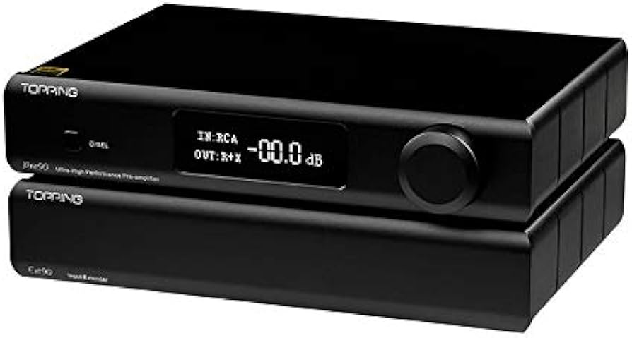 Amazon.co.jp: TOPPING Pre90 プリアンプ と Ext90 入力エクステンダー