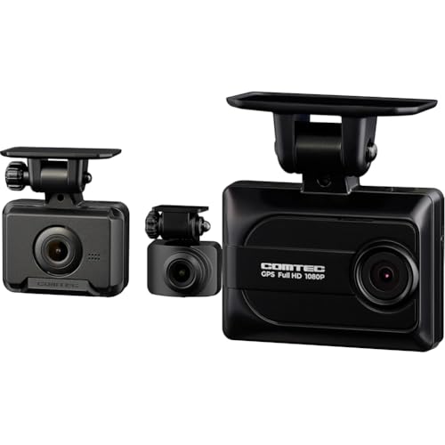 Amazon | 【セット買い】コムテック ドライブレコーダー ZDR043 前後2