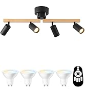 Amazon.co.jp : ANWIO シーリングライト 4灯 スポットライト 700LM 6畳