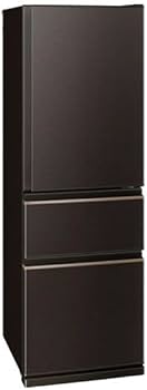 Amazon.co.jp: 三菱 【右開き】405L 3ドアノンフロン冷蔵庫 ダーク