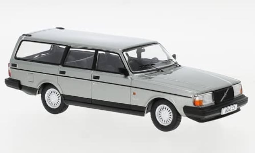 Amazon | 1/43 ボルボ シルバー IXO Volvo 240 Polar metallic-grey