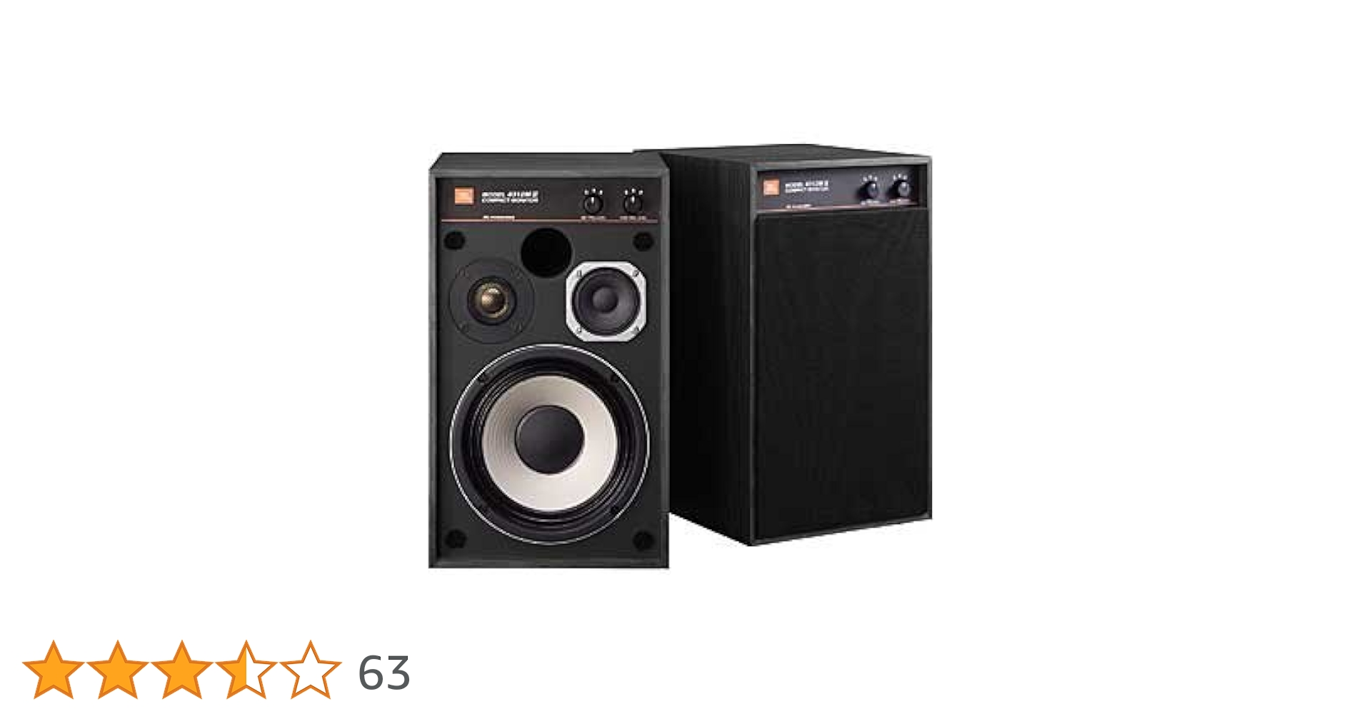 JBL 4312Mペア スピーカー 音出し良好 貴重 USA生産製 JBL 4312Mペア