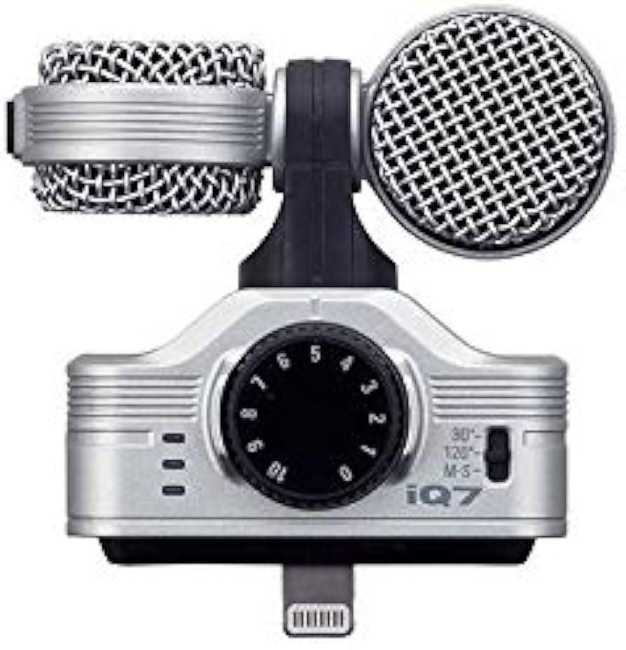 Amazon.co.jp: ZOOM (ズーム) MSステレオコンデンサーマイク iQ7 MS