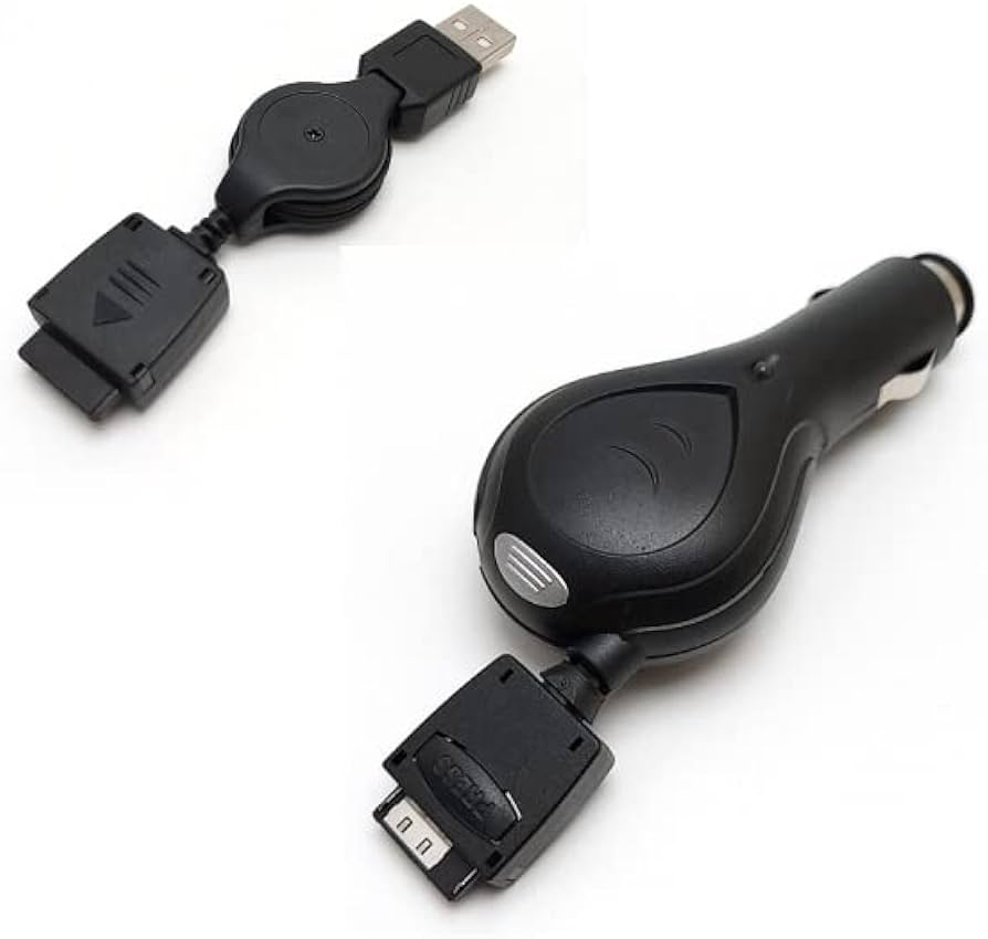 Amazon.co.jp: auガラケー 充電器 USBリールタイプと車載シガー