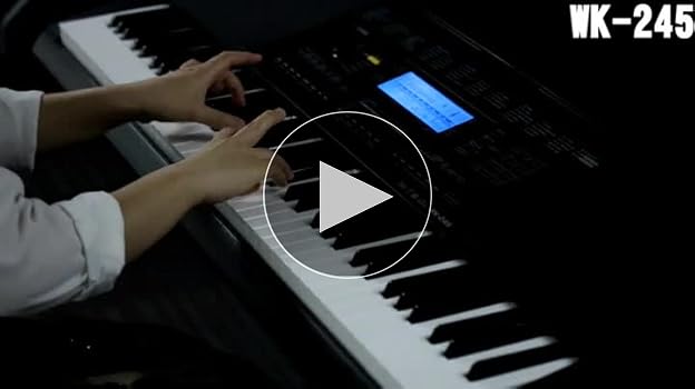 Amazon.co.jp: CASIO(カシオ) 76鍵盤 電子キーボード WK-245