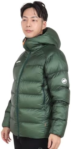 Mammut Men's Down Jacket, Melon Insulation, Hooded Jacket, Asian