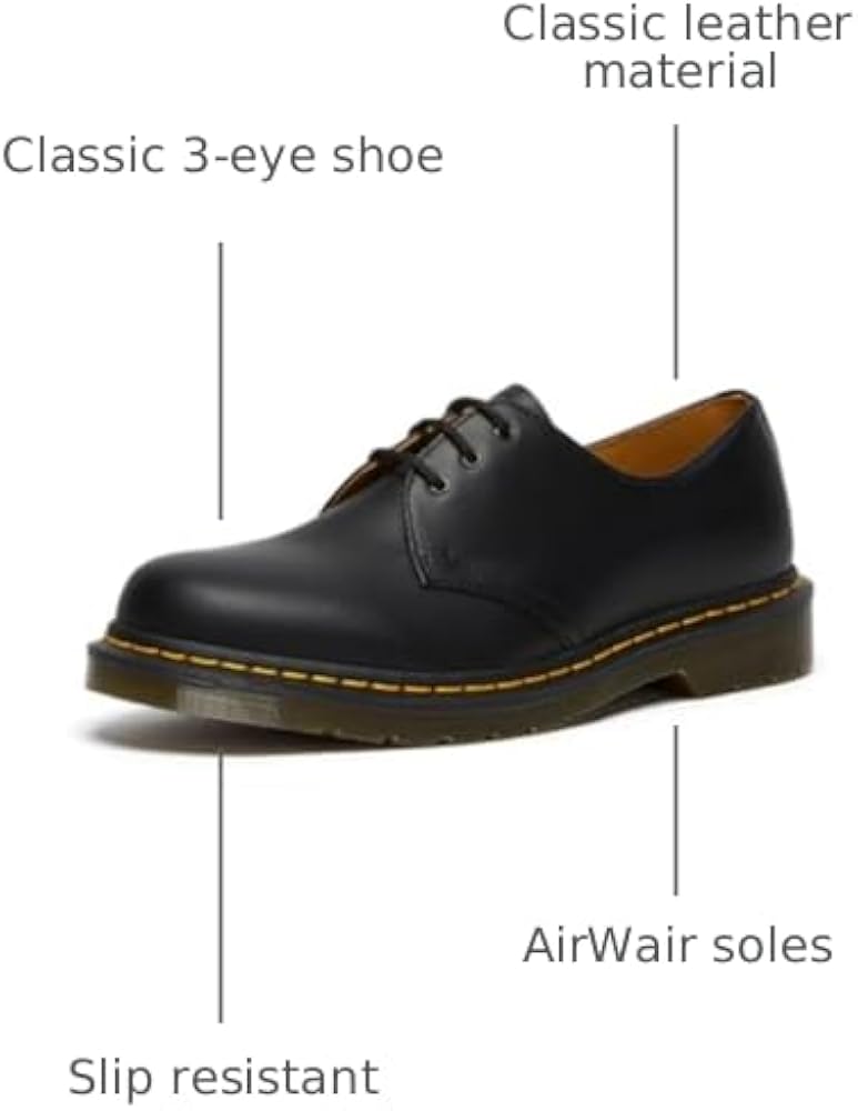 Amazon.com | Dr. Martens, 1461 3-Eye Leather Oxford Shoe for Men