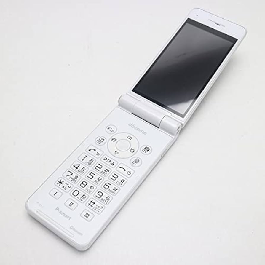 Amazon | PANASONIC docomo P-smart ケータイ P-01J ホワイト