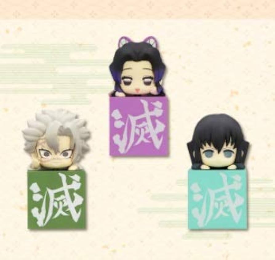 Amazon.co.jp: 鬼滅の刃 ひっかけフィギュア-柱②- 全3種セット