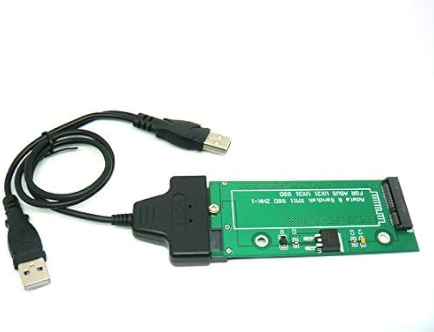 Amazon.com: Sintech 18Pin to SATA Adapter with USB SATA Cable