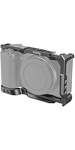 Amazon | SmallRig ZV-E10用グリップ付きケージ/内蔵クイックリリース