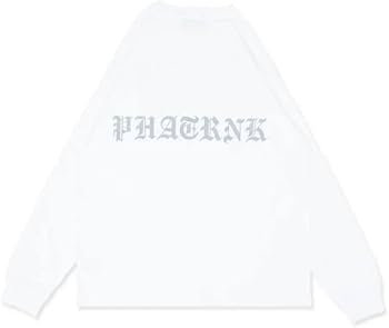 Amazon.co.jp: PHATRNK ファットランク ロンT 白 ステッカー付き