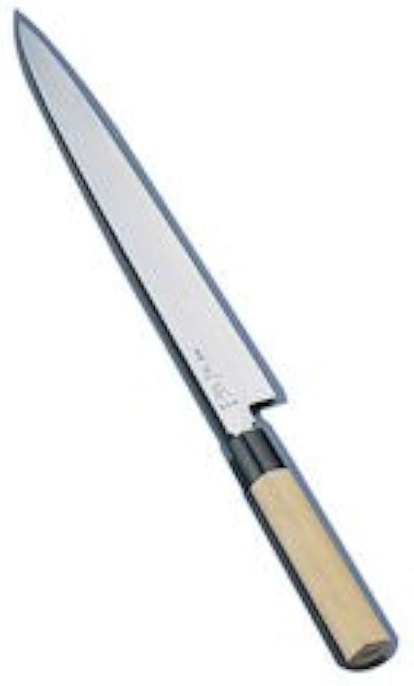 Amazon｜正本総本店 柳刃刺身包丁 24㎝ 刀身:コバルト鋼、柄:水牛角朴