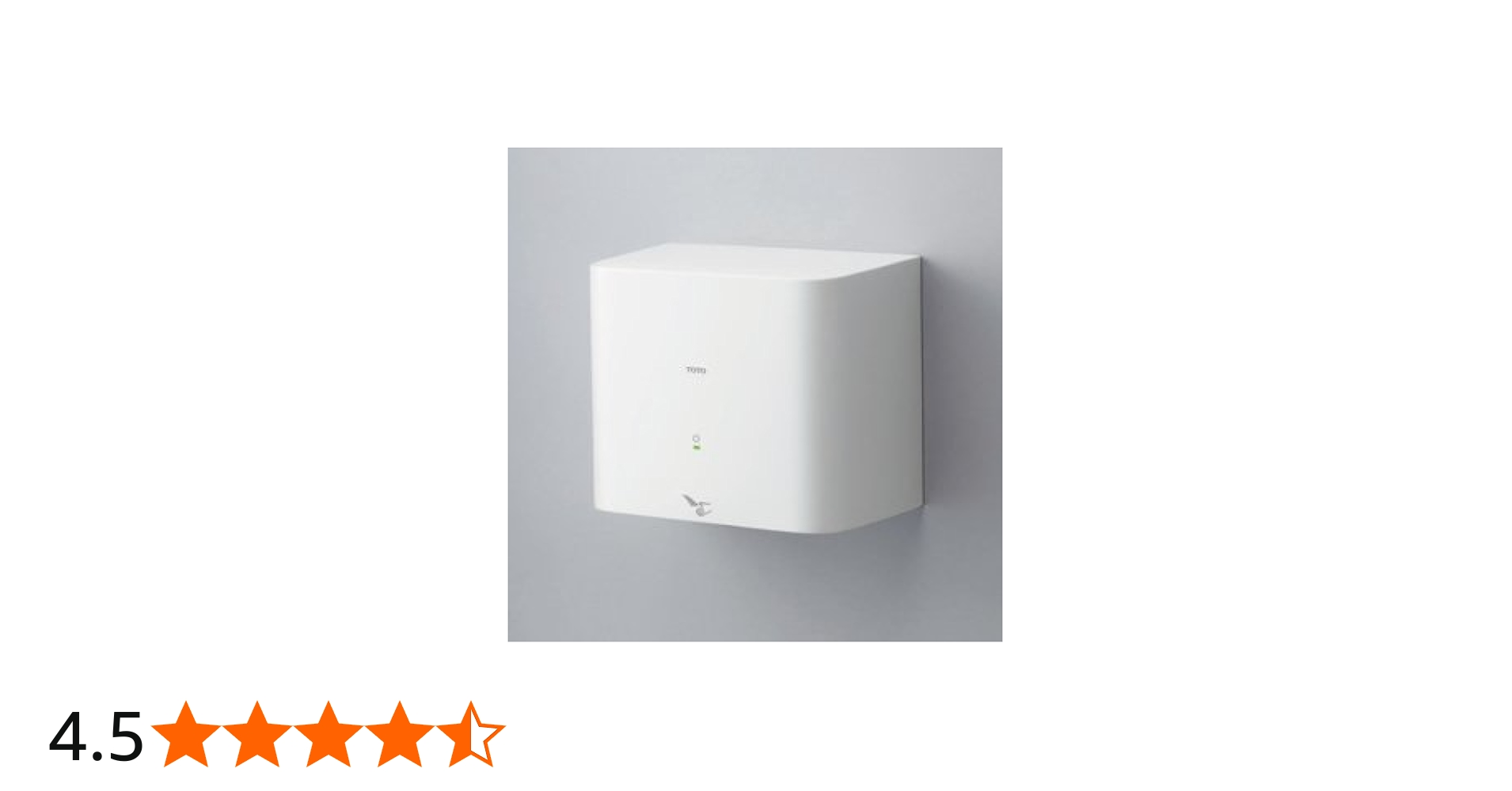 Amazon | TOTO クリーンドライ（ハンドドライヤー） 【TYC120W】 温風