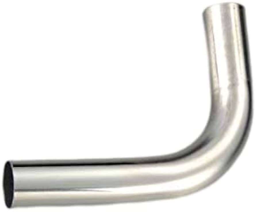 Amazon | HMS 曲げパイプ 外径 50.8φ 90度曲げ 全長 400mm 100R