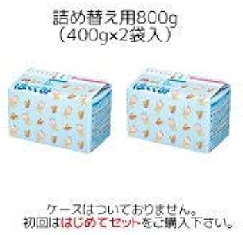Amazon.co.jp: 森永 エコらくパック つめかえ用 はぐくみ 800g (400g×2